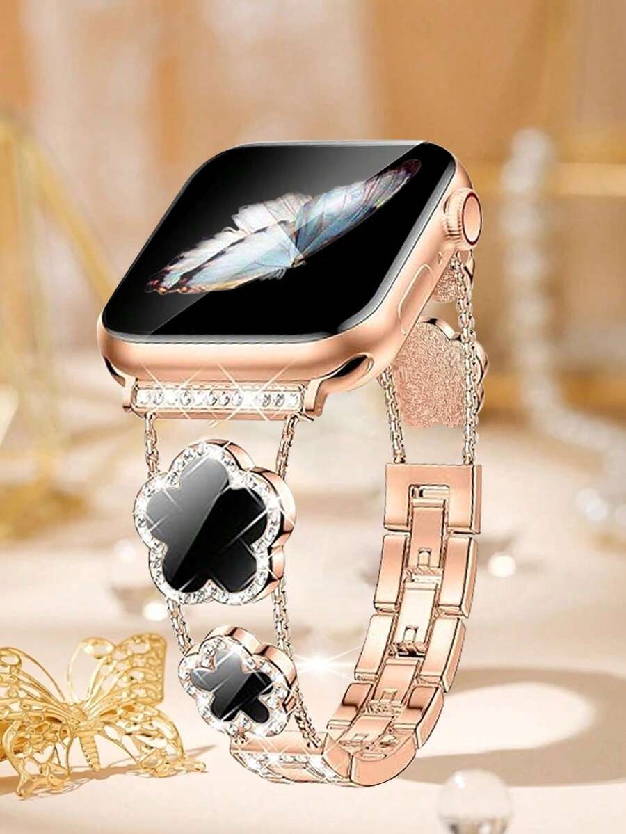 Narukvica kompatibilna sa Apple Watch, ženska crnakompatibilna sa Apple Watch 38/40/41/42/44/45/46/49mm