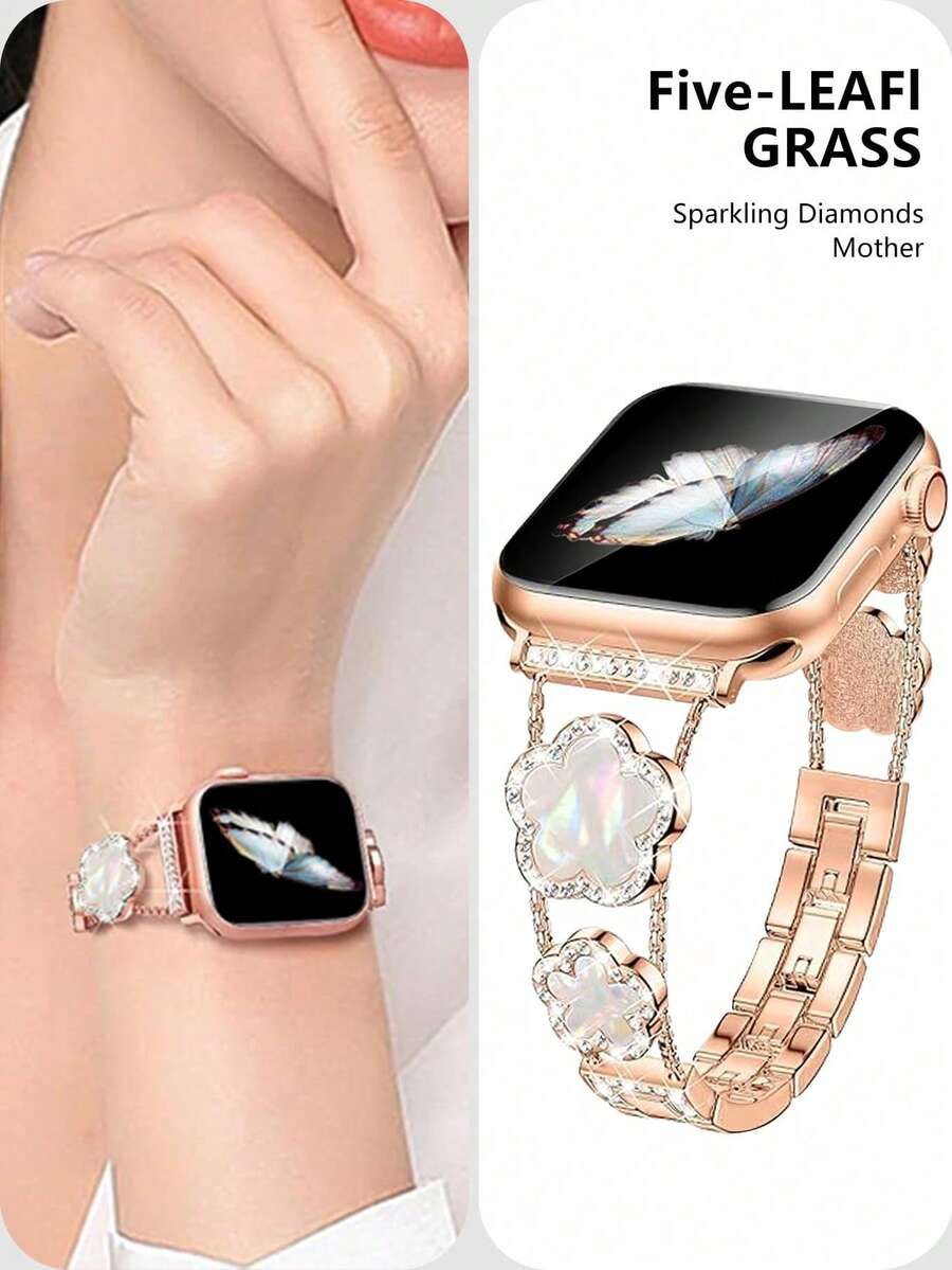 Narukvica kompatibilna sa Apple Watch, ženska crnakompatibilna sa Apple Watch 38/40/41/42/44/45/46/49mm