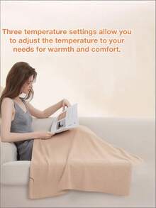 Teckwe Women's Heated Shawl With 8 Heating Zones And 3 Adjustable Heating Levels