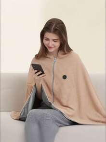 Teckwe Women's Heated Shawl With 8 Heating Zones And 3 Adjustable Heating Levels