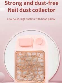 USB Powered Acrylic Nail Dust Collector, Nail Dust Fan, Nail Cleaning Tool - Nail Dust Vacuum, Strong Dedusting, Low Noise, Suitable For Home And Nail Salon, Essential For Nail Professionals, Great Gift
