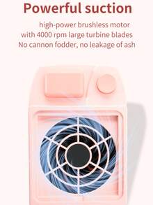 USB Powered Acrylic Nail Dust Collector, Nail Dust Fan, Nail Cleaning Tool - Nail Dust Vacuum, Strong Dedusting, Low Noise, Suitable For Home And Nail Salon, Essential For Nail Professionals, Great Gift