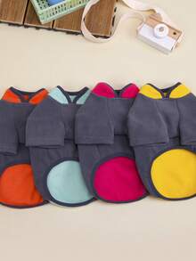 PETSIN Autumn/Winter Plush Velvet Pet Vest & Hoodie – Soft Warm Sweater With Traction Buckle For Dogs, Cats & Small Animals, Indoor/Outdoor Wear