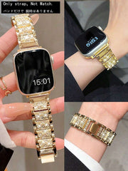 Narukvica za Apple Watch, uniseks, sjajna modna narukvica kompatibilna sa Apple Watch 38mm 40mm 41mm 42mm 45mm 46mm 49mm, Series 10/9/8/7/6/5/4/3/2/1/SE/Ultra, podesiva