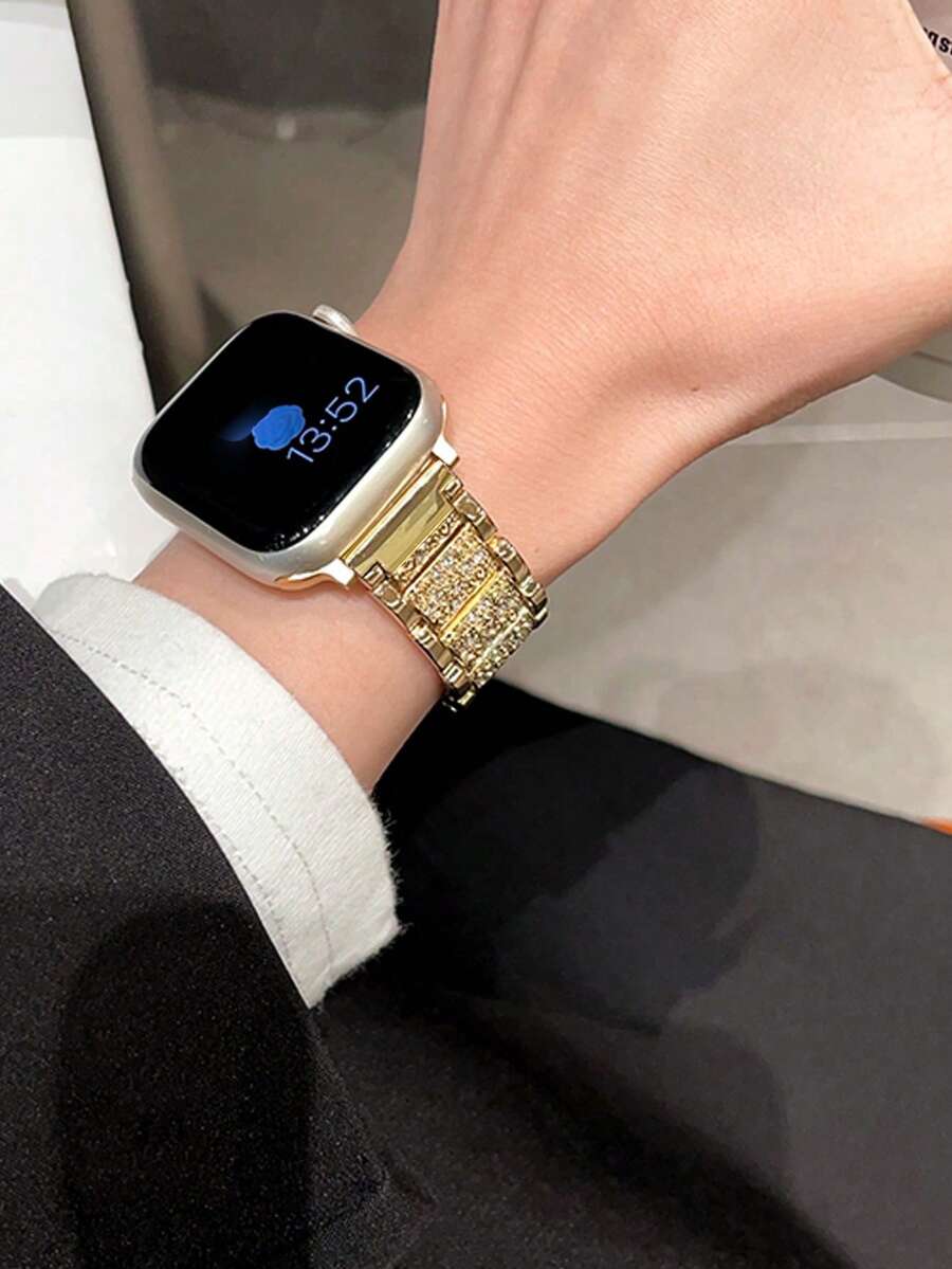 Narukvica za Apple Watch, uniseks, sjajna modna narukvica kompatibilna sa Apple Watch 38mm 40mm 41mm 42mm 45mm 46mm 49mm, Series 10/9/8/7/6/5/4/3/2/1/SE/Ultra, podesiva