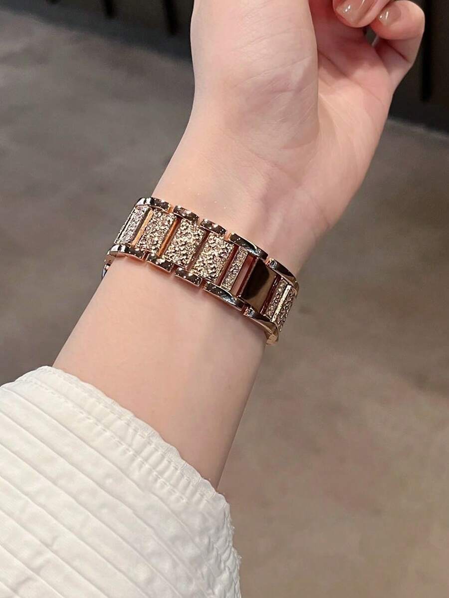 Narukvica za Apple Watch, uniseks, sjajna modna narukvica kompatibilna sa Apple Watch 38mm 40mm 41mm 42mm 45mm 46mm 49mm, Series 10/9/8/7/6/5/4/3/2/1/SE/Ultra, podesiva