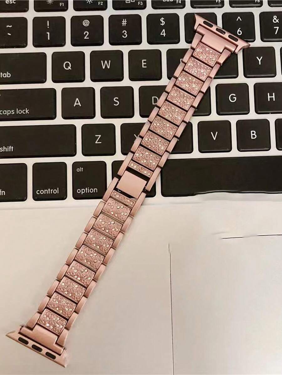 Narukvica za Apple Watch, uniseks, sjajna modna narukvica kompatibilna sa Apple Watch 38mm 40mm 41mm 42mm 45mm 46mm 49mm, Series 10/9/8/7/6/5/4/3/2/1/SE/Ultra, podesiva