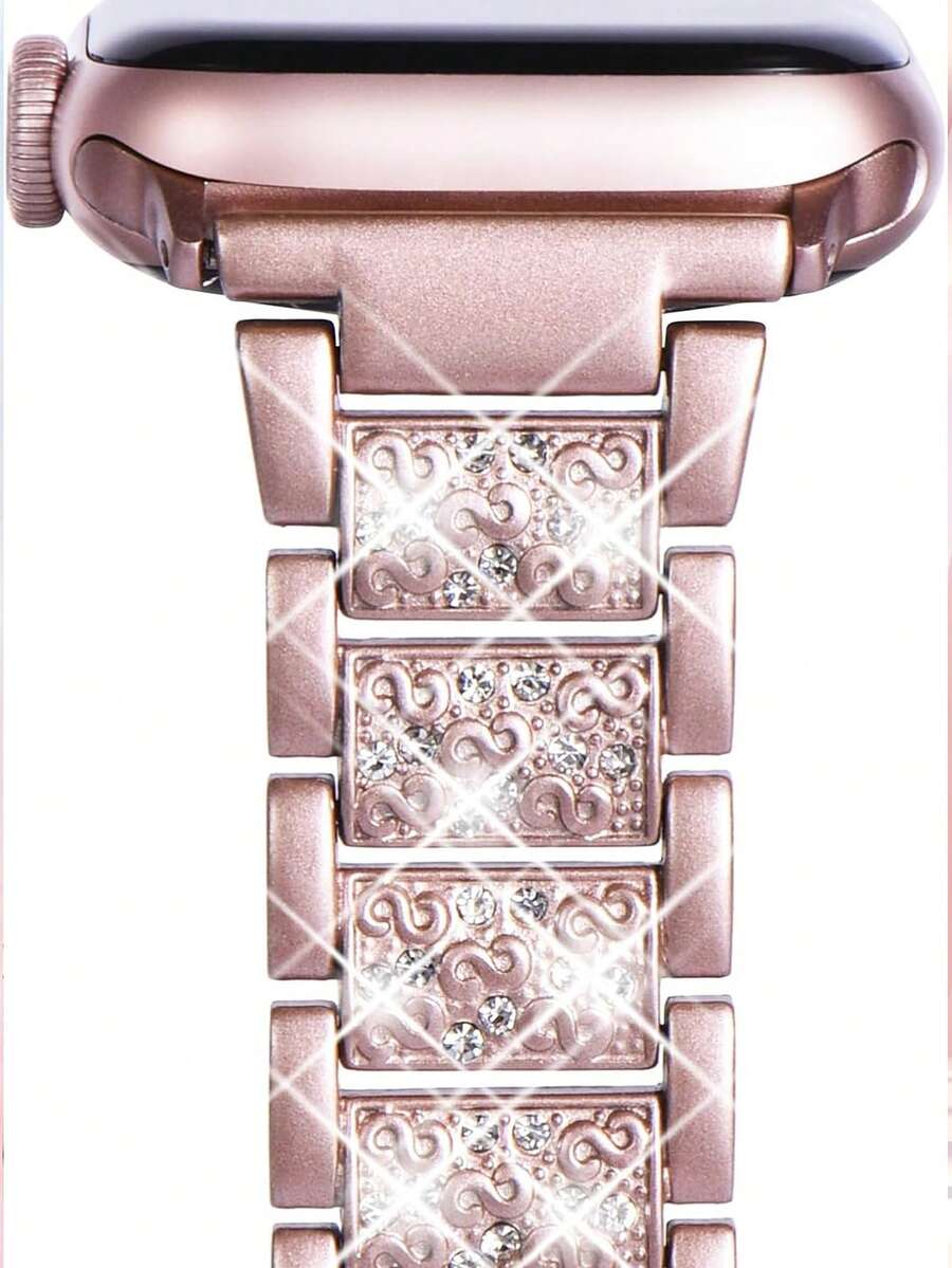 Narukvica za Apple Watch, uniseks, sjajna modna narukvica kompatibilna sa Apple Watch 38mm 40mm 41mm 42mm 45mm 46mm 49mm, Series 10/9/8/7/6/5/4/3/2/1/SE/Ultra, podesiva