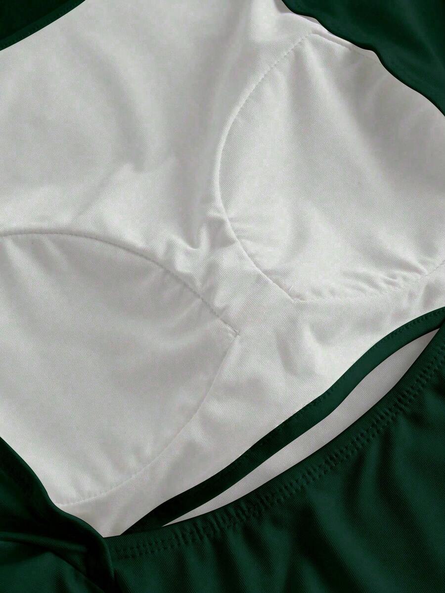 Ženska podstavljena seksi crop majica, slim fit