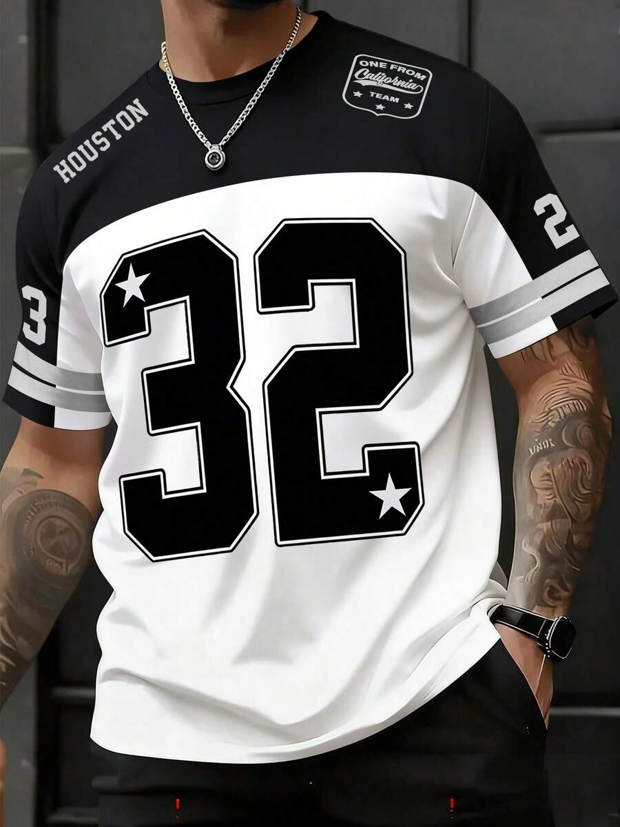 Muška majica American Street Flame Jersey sa digitalnim elementima