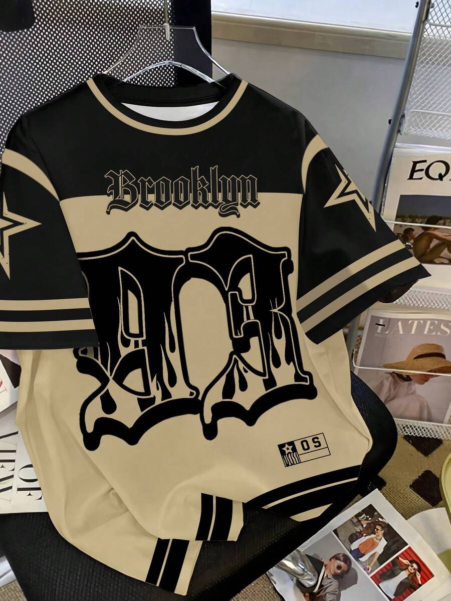 Muška majica American Street Flame Jersey sa digitalnim elementima