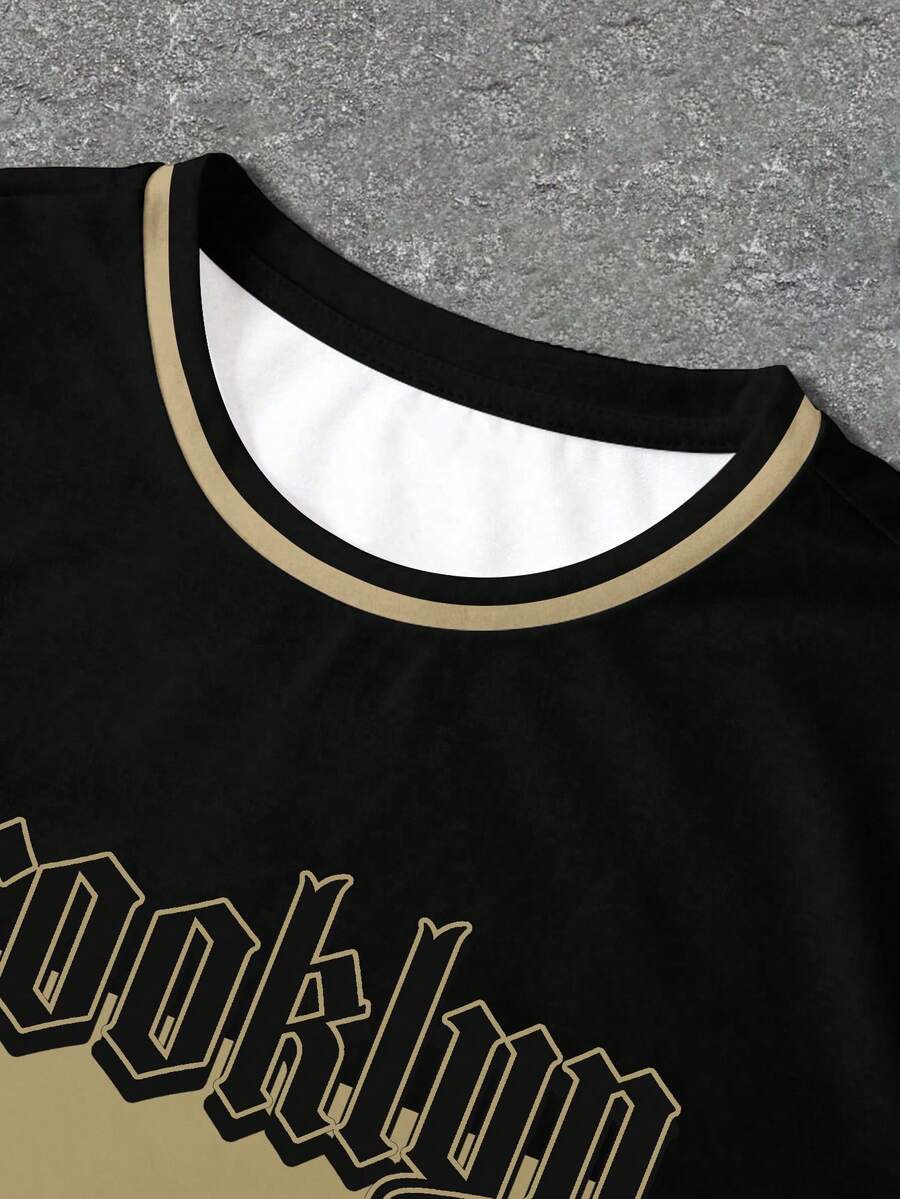 Muška majica American Street Flame Jersey sa digitalnim elementima