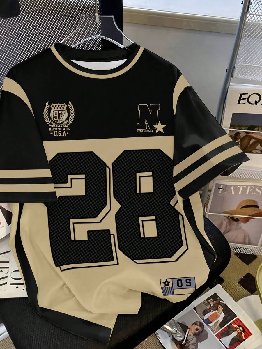 Muška majica American Street Flame Jersey sa digitalnim elementima