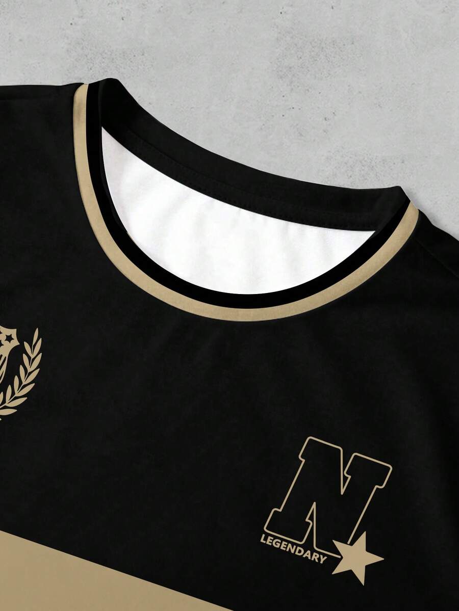 Muška majica American Street Flame Jersey sa digitalnim elementima