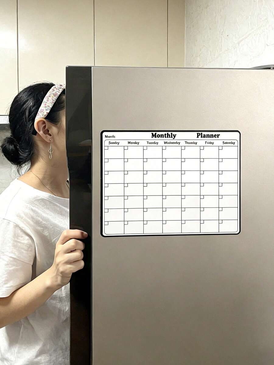 Magnetni kalendar za brisanje, multifunkcionalni mesečni planer