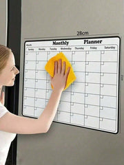 Magnetni kalendar za brisanje, multifunkcionalni mesečni planer