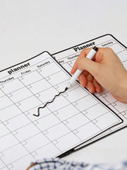 Magnetni kalendar za brisanje, multifunkcionalni mesečni planer