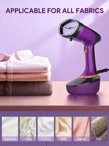 JMMO Portable Handheld Garment Steamer Iron, Travel Steamer, 1501 W Fabric Steamer-EU Plug, Ideal For Clothes & Home Use