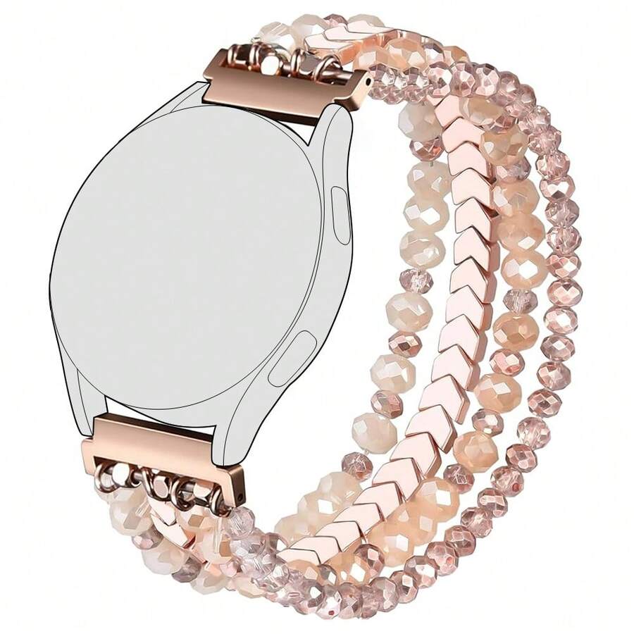 20mm elastična narukvica za sat kompatibilna sa Samsung Galaxy Watch 6 4 Classic, Galaxy Watch 5Pro 45mm/ Watch 4 Classic 42mm 46mm, Galaxy Watch 3 41mm, Galaxy Active2,