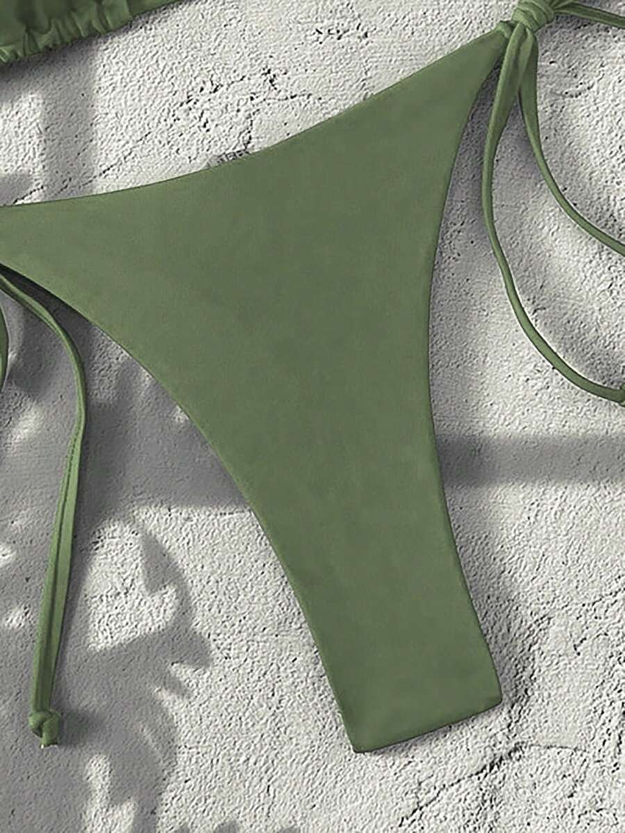 Ženski Bikini Set sa Halter Krojem i Dekoracijom od Kristala