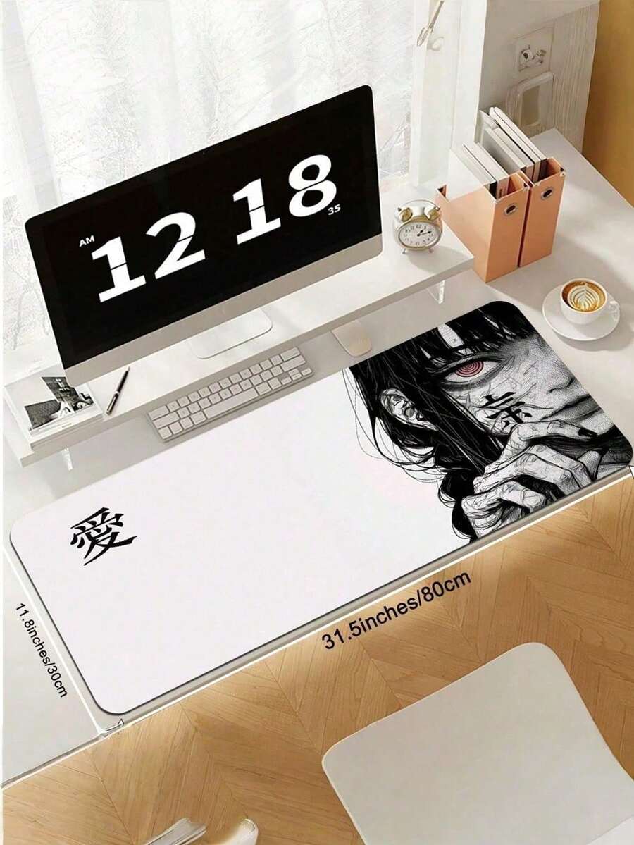 Podloga za miš sa prečicama na tastaturi, sa zadebljanom gumom, 9.45 x 7.9 inča