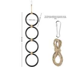 Reptile Climbing Ring, Ball Python Climbing Chain Toy, Glass Container Cage Decor Accessories Suitable For Corn Snake, Hognose Snake, Bearded Dragon, Lizard, Chameleon, Parrot