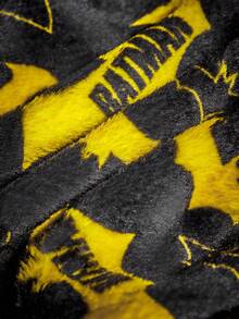 BATMAN X SHEIN 1pc Cartoon Pattern Printed Pet Plush Vest