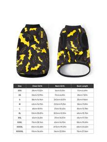 BATMAN X SHEIN 1pc Cartoon Pattern Printed Pet Plush Vest