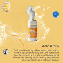 2Pcs/4pcs 100ml Pet Paw Foam Cleaner, For Cleaning, Moisturizing, And Nourishing Cat And Dog Paws.