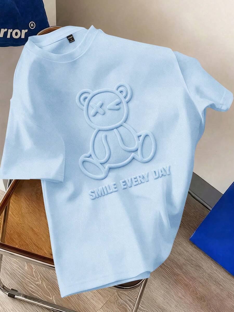 Light Blue Label muška majica kratkih rukava sa okruglim izrezom