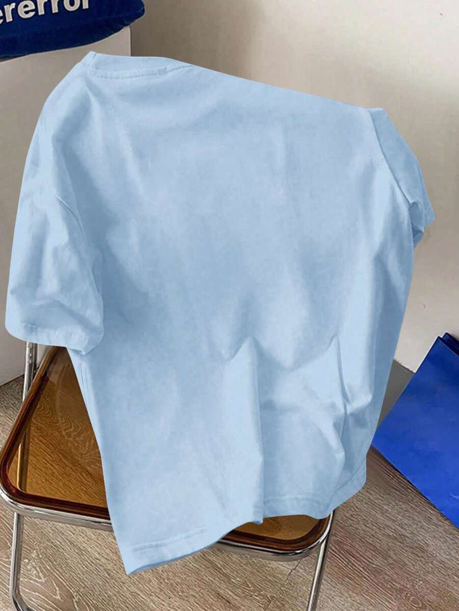 Light Blue Label muška majica kratkih rukava sa okruglim izrezom