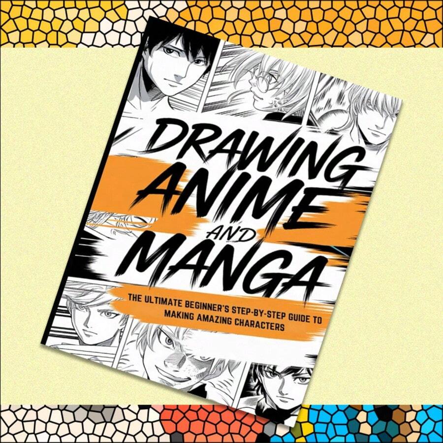 1 kom, knjiga za crtanje manga za odrasle od 20 strana