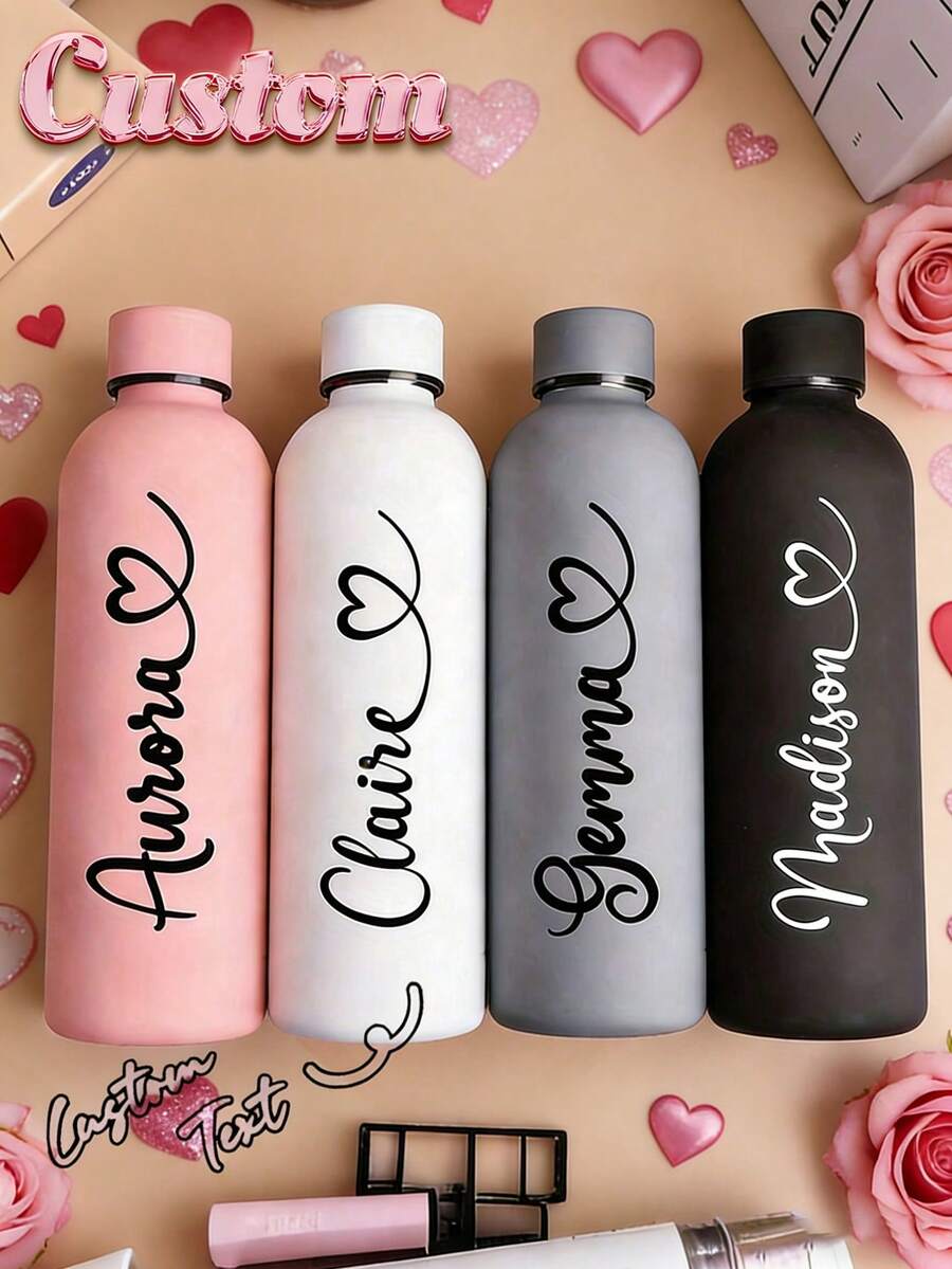 Personalizovana šolja/boca za kafu i sokove od nerđajućeg čelika, sportska boca za vodu, 500ml/17oz