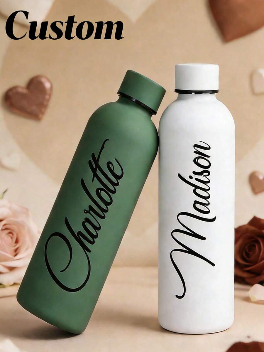 Personalizovana šolja/boca za kafu i sokove od nerđajućeg čelika, sportska boca za vodu, 500ml/17oz