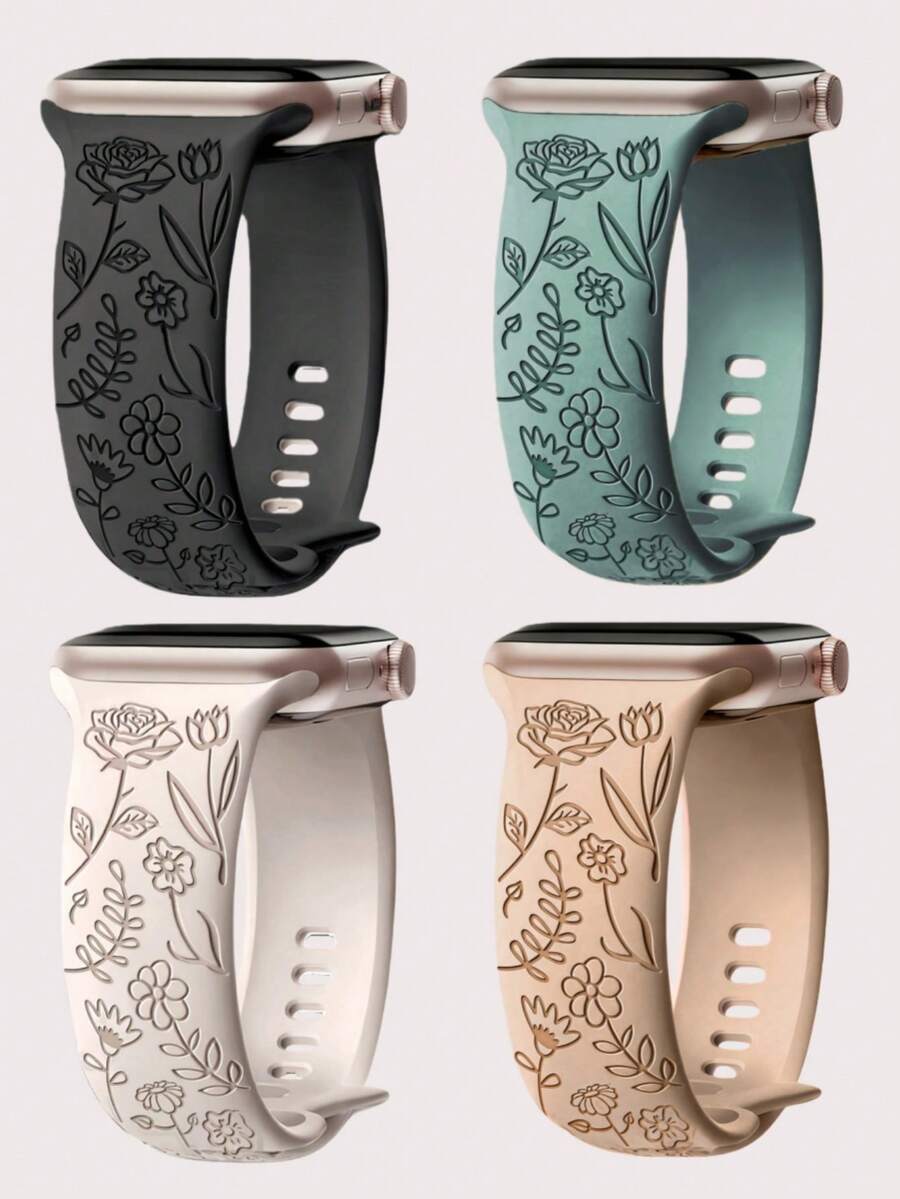 4 komada dvobojnih narukvica za sat  kompatibilnih sa Apple Watch narukvicama 49mm 46mm 45mm 44mm 42mm 41mm 40mm 38mm