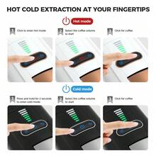 CAFELFFE 1 Unit CAFELFE 20BAR 5-In-1 Hot & Cold Capsule Coffee Machine, With 7-Level Water Volume Adjustment