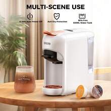 CAFELFFE 1 Unit CAFELFE 20BAR 5-In-1 Hot & Cold Capsule Coffee Machine, With 7-Level Water Volume Adjustment