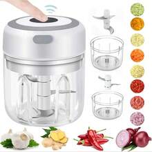 SOKANY Electric Mini Garlic Chopper, Wireless Blender, Portable Crusher