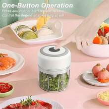 SOKANY Electric Mini Garlic Chopper, Wireless Blender, Portable Crusher