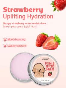 GJYC PET 6 Soothing Formula Dog Paw & Nose Balm - Repair Dry Cracked Paws & Nose | With Shea Butter & Coconut Oil | All Season Protection