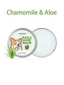 GJYC PET 6 Soothing Formula Dog Paw & Nose Balm - Repair Dry Cracked Paws & Nose | With Shea Butter & Coconut Oil | All Season Protection