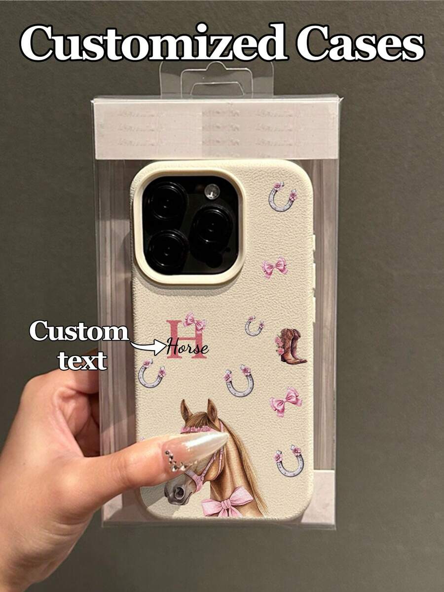 Futrola za telefon sa dizajnom  konja, kompatibilna sa 17 Pro Max/17 Air/16E/16 Pro Max/15/14 Plus/13/12/11, S24/20 Ultra/A52S/A31 A21S/A13/A05S, Note 13 Pro Plus/Note 10/Note 12C/Note 13C,