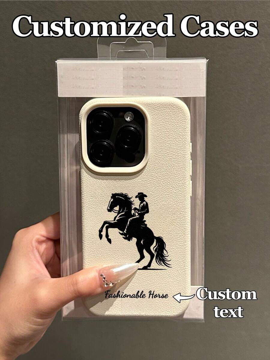 Futrola za telefon sa dizajnom  konja, kompatibilna sa 17 Pro Max/17 Air/16E/16 Pro Max/15/14 Plus/13/12/11, S24/20 Ultra/A52S/A31 A21S/A13/A05S, Note 13 Pro Plus/Note 10/Note 12C/Note 13C,