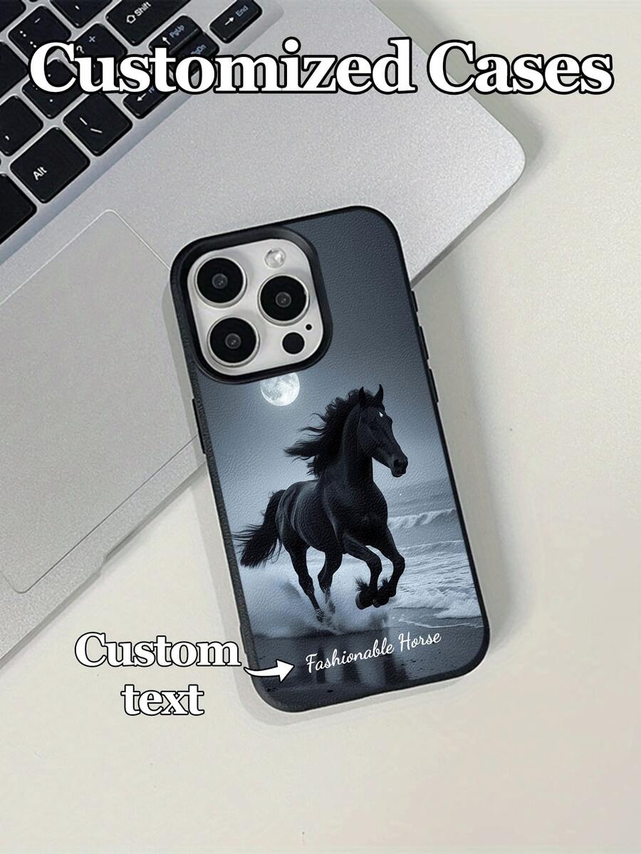Futrola za telefon sa dizajnom  konja, kompatibilna sa 17 Pro Max/17 Air/16E/16 Pro Max/15/14 Plus/13/12/11, S24/20 Ultra/A52S/A31 A21S/A13/A05S, Note 13 Pro Plus/Note 10/Note 12C/Note 13C,