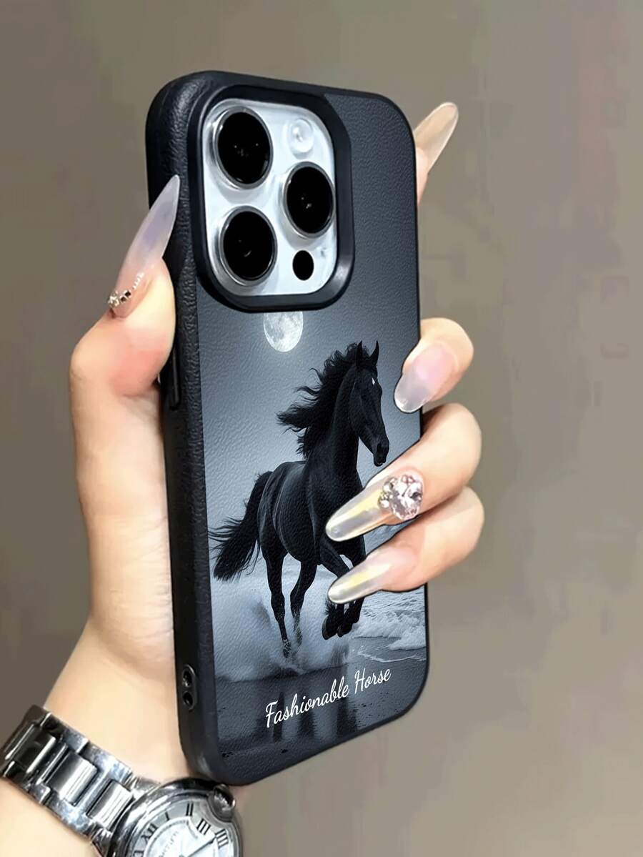 Futrola za telefon sa dizajnom  konja, kompatibilna sa 17 Pro Max/17 Air/16E/16 Pro Max/15/14 Plus/13/12/11, S24/20 Ultra/A52S/A31 A21S/A13/A05S, Note 13 Pro Plus/Note 10/Note 12C/Note 13C,