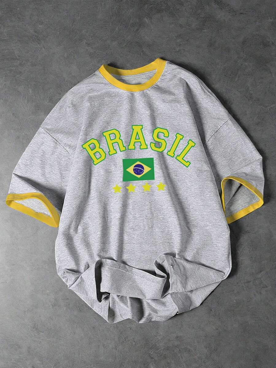 Muška  Brazil fudbalska majica kratkih rukava