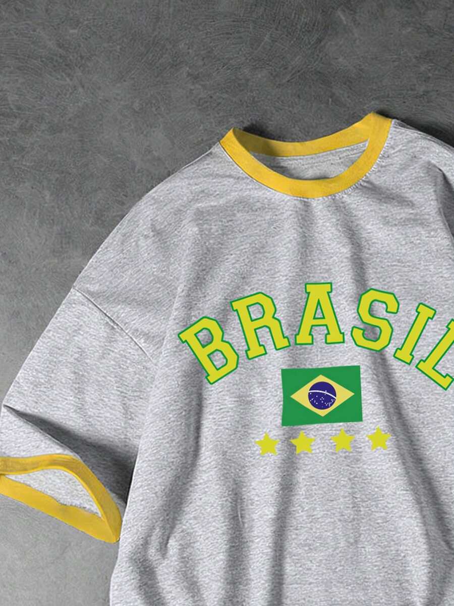 Muška  Brazil fudbalska majica kratkih rukava