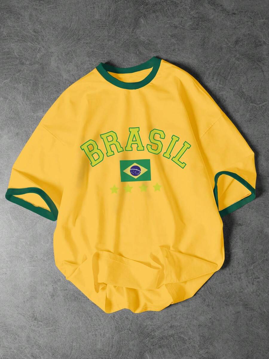 Muška  Brazil fudbalska majica kratkih rukava