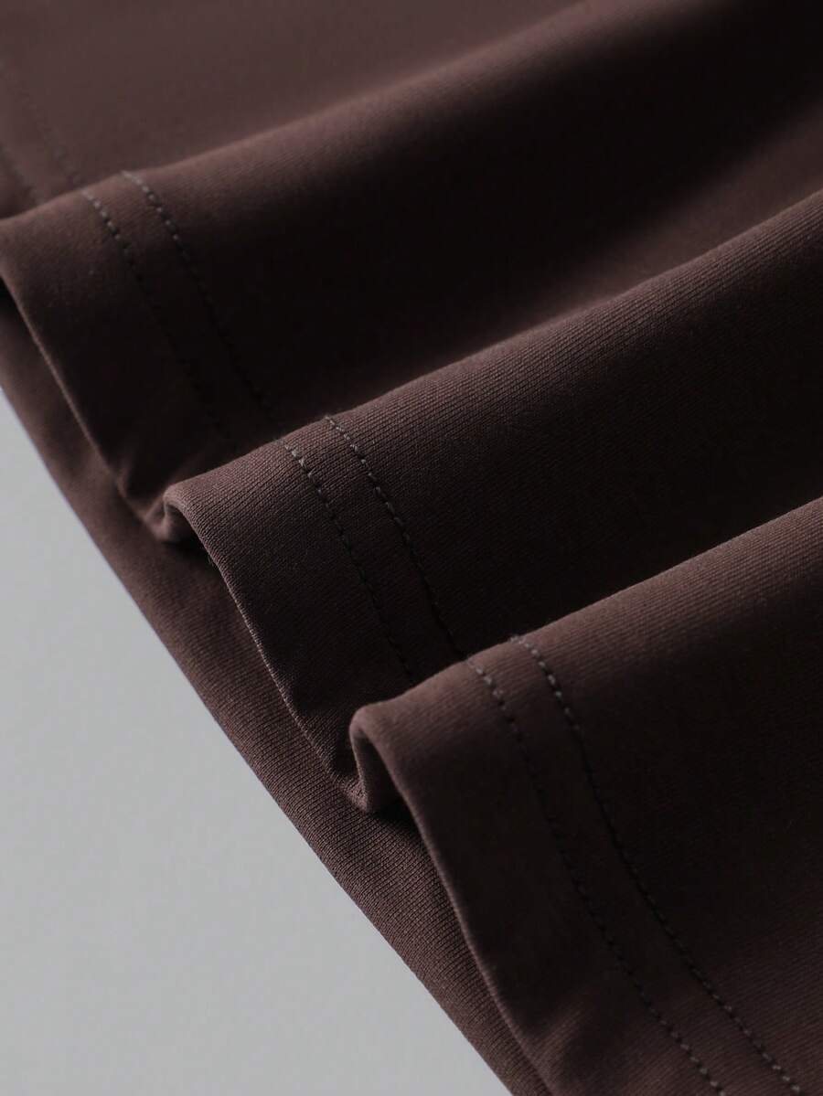 Casual Elegant Majica Kratkih Rukava sa Okruglim Izrezom