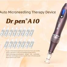 Professional Microneedling Pen Set (10pcs/15pcs), Includes 0.25mm Replacement Needles, Dr.Pen A10 Microneedling Pen